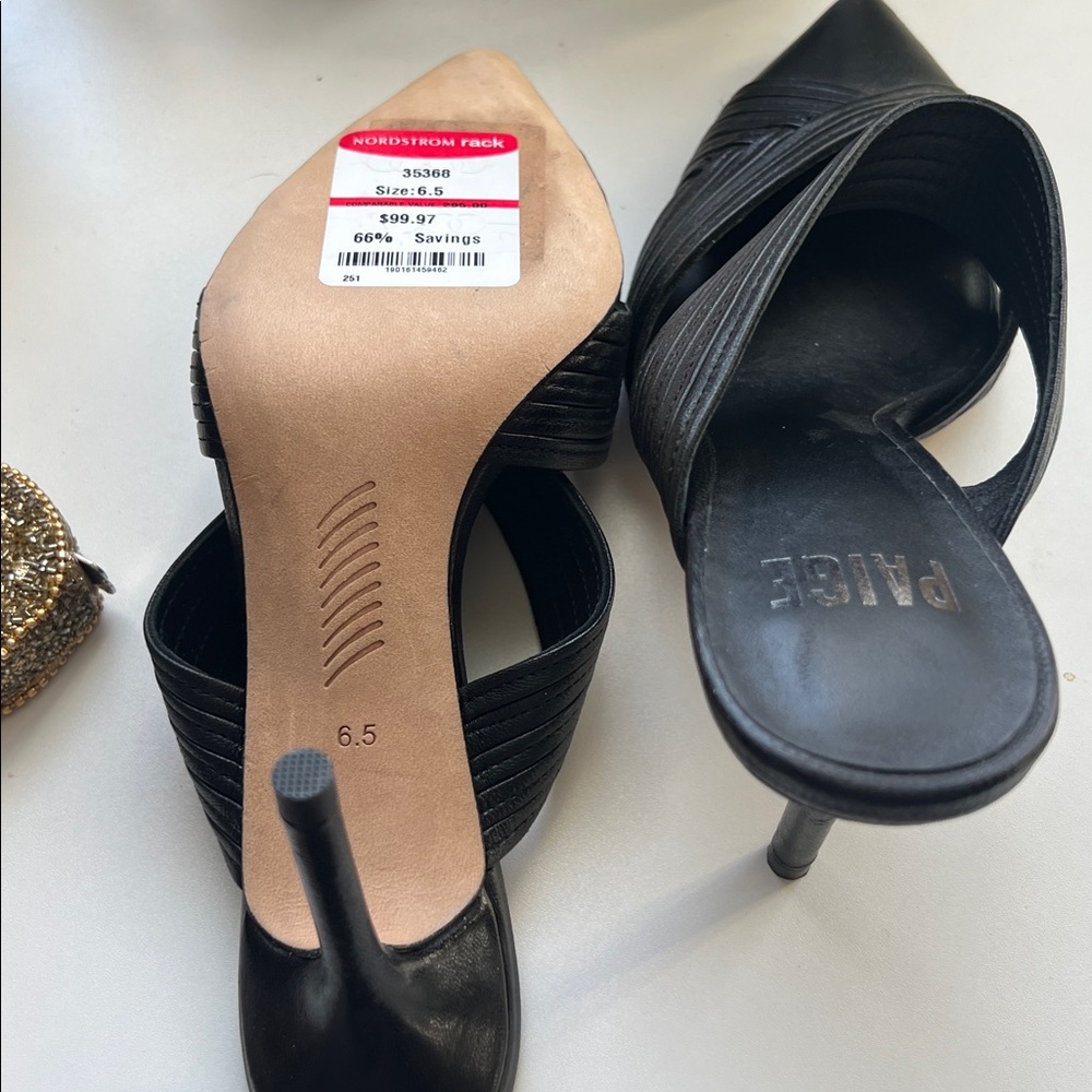 PAIGE Black sandal  Heels - Picture 4 of 4